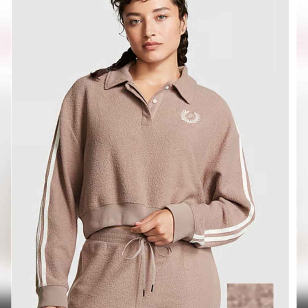 VS Pink cropped top large